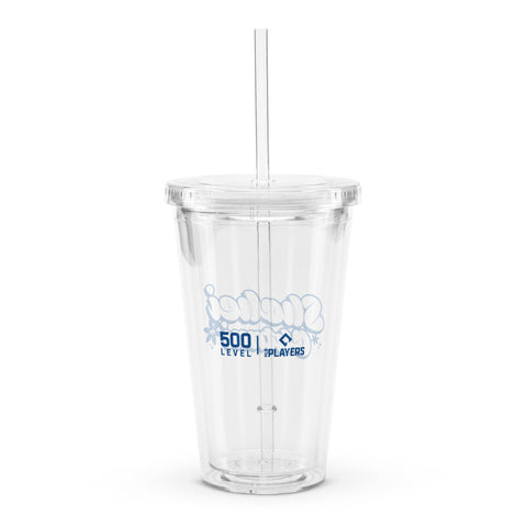 Clear plastic tumbler [500L] Shohei Ohtani Los Angeles D Simple Pop