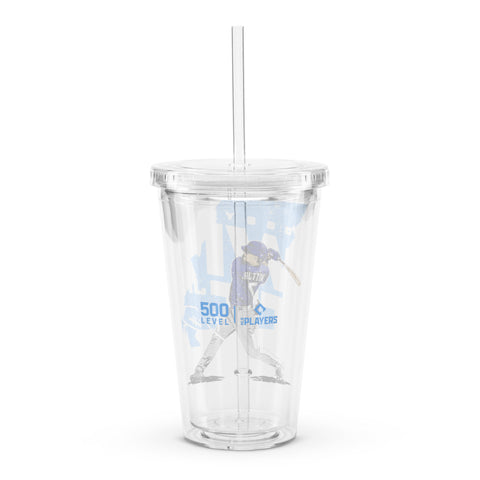 Clear plastic tumbler [500L] Bobby Witt Jr. Kansas City Player Map