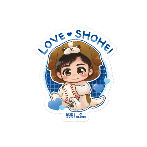 Bubble-free stickers [500L] Shohei Ohtani Los Angeles D Love Shohei