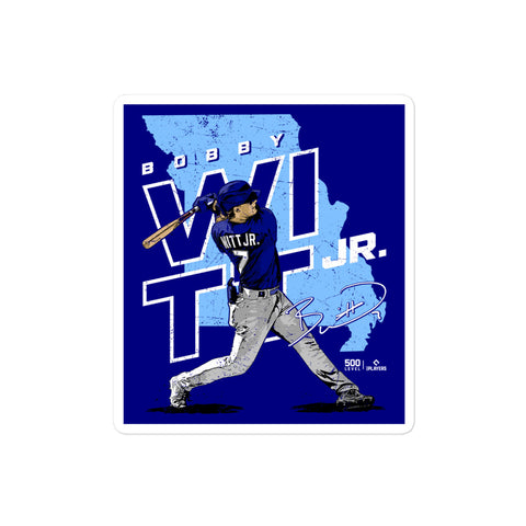 Bubble-free stickers [500L] Bobby Witt Jr. Kansas City Player Map