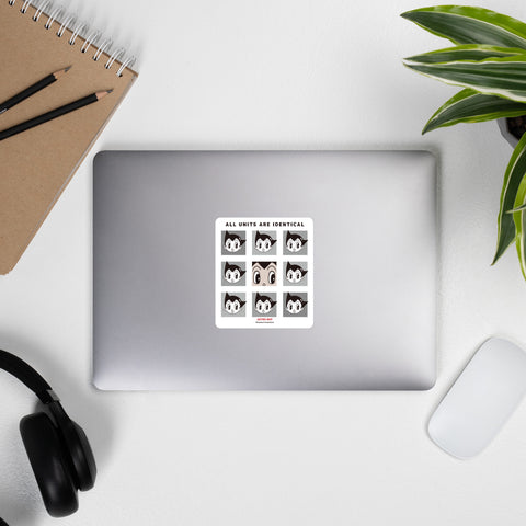 Bubble-free stickers [ATM] UNIT ATOM