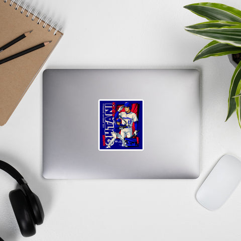 Bubble-free stickers [500L] Shohei Ohtani Los Angeles D Anime