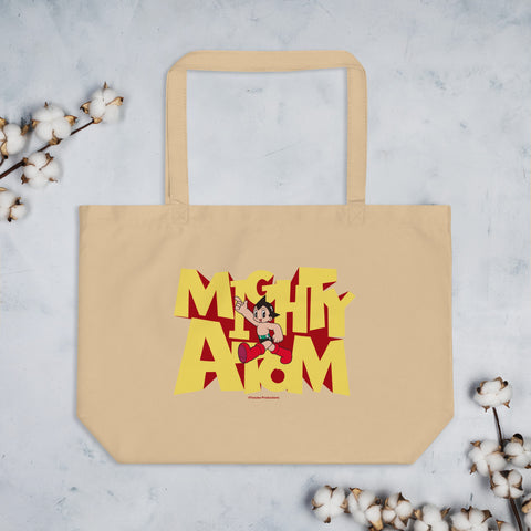 Large organic tote bag [ATM] RETRO ATOM