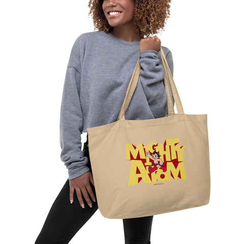 Large organic tote bag [ATM] RETRO ATOM