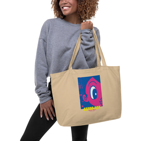 Large organic tote bag [ATM] CLOSE UP ATOM