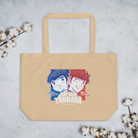 Large organic tote bag [CPT] TSUBASA Tsubasa & Kojirou