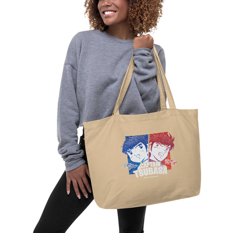 Large organic tote bag [CPT] TSUBASA Tsubasa & Kojirou