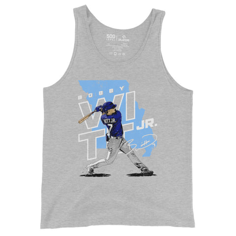 Men's Tank Top [500L] Bobby Witt Jr. Kansas City Player Map