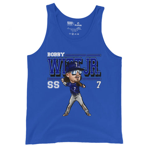 Men's Tank Top [500L] Bobby Witt Jr. Kansas City Cartoon