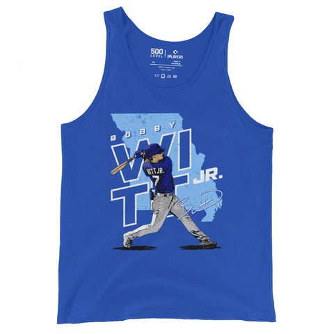 Men's Tank Top [500L] Bobby Witt Jr. Kansas City Player Map