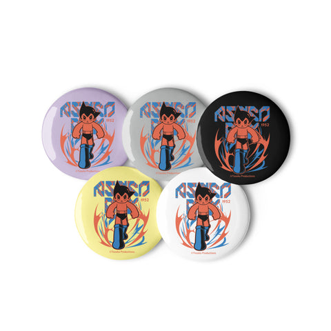 Set of pin buttons [ATM] POWER ATOM