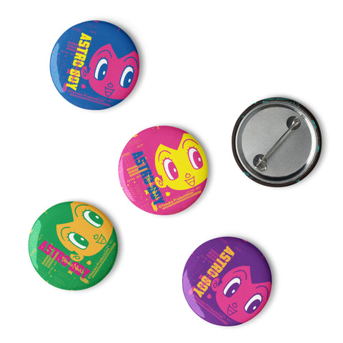 Set of pin buttons [ATM] CLOSE UP ATOM