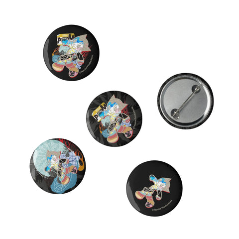 Conjunto de botones de pin [ATM] SUPERPOSICIÓN ATOM