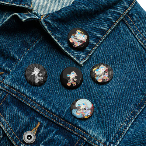 Set of pin buttons [ATM] OVERLAY ATOM