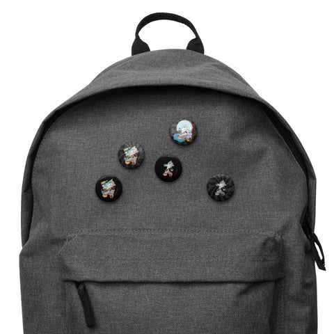 Set of pin buttons [ATM] OVERLAY ATOM