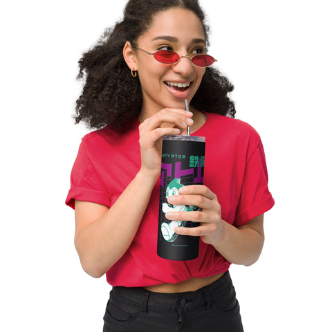 Stainless steel tumbler [ATM] RUN ATOM