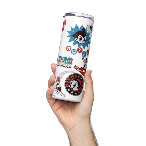 Stainless steel tumbler [ATM] STICKERS ATOM