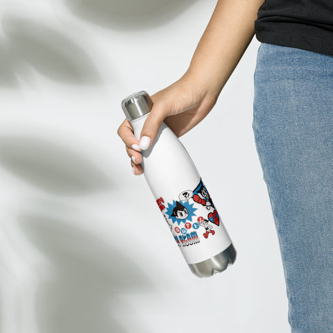Stainless steel water bottle [ATM] STICKERS ATOM