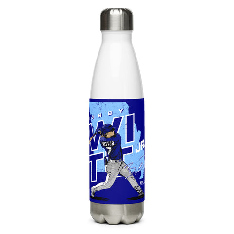 Stainless steel water bottle [500L] Bobby Witt Jr. Kansas City Player Map