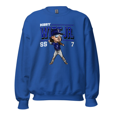 Unisex Sweatshirt [500L] Bobby Witt Jr. Kansas City Cartoon