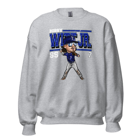 Unisex Sweatshirt [500L] Bobby Witt Jr. Kansas City Cartoon