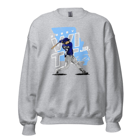 Unisex Sweatshirt [500L] Bobby Witt Jr. Kansas City Player Map