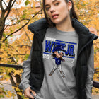 Unisex Long Sleeve Tee [500L] Bobby Witt Jr. Kansas City Cartoon