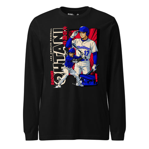 Unisex Long Sleeve Tee [500L] Shohei Ohtani Los Angeles D Anime