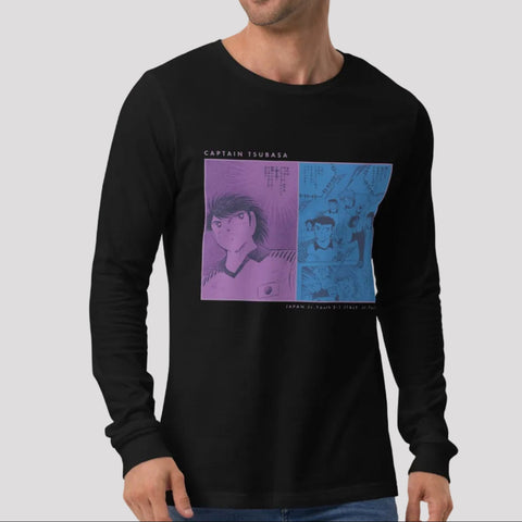 Unisex Long Sleeve Tee [CPT] TSUBASA JapanU-15 VS ItalyU-15