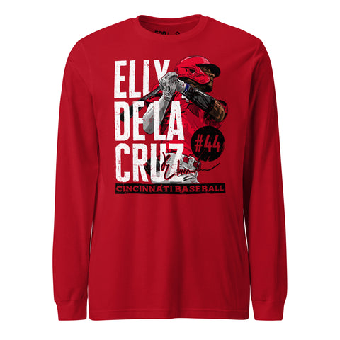 Unisex Long Sleeve Tee [500L] Elly De La Cruz Cincinnati Player Name