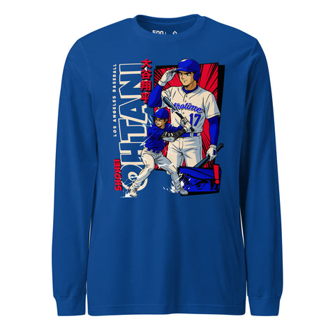 Unisex Long Sleeve Tee [500L] Shohei Ohtani Los Angeles D Anime