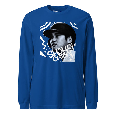 Unisex Long Sleeve Tee [500L] Shohei Ohtani Los Angeles D Ambient