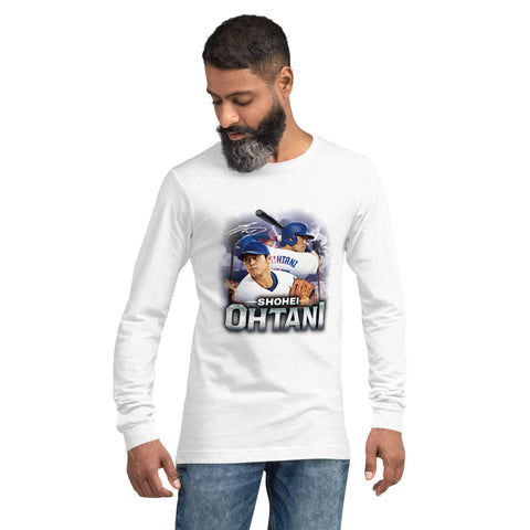 Unisex Long Sleeve Tee [500L] Shohei Ohtani Los Angeles D Dual threat