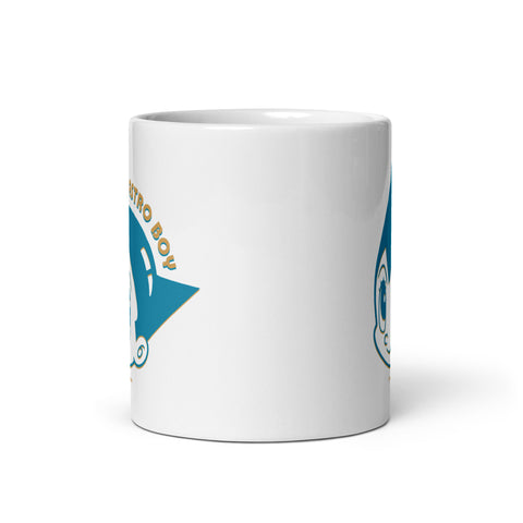 White glossy mug [ATM] FACE ATOM
