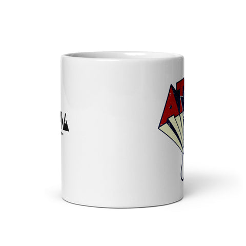 White glossy mug [ATM] VINTAGE ATOM