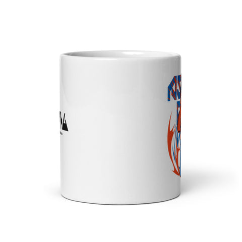 White glossy mug [ATM] POWER ATOM