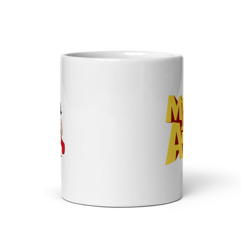 White glossy mug [ATM] RETRO ATOM