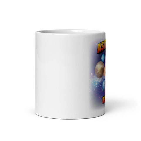 White glossy mug [ATM] 3D VINTAGE ATOM