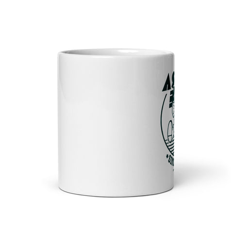 White glossy mug [ATM] COLLEGE ATOM2