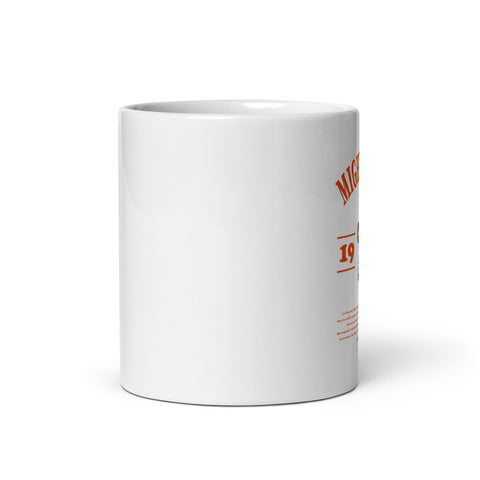 White glossy mug [ATM] COLLEGE ATOM1