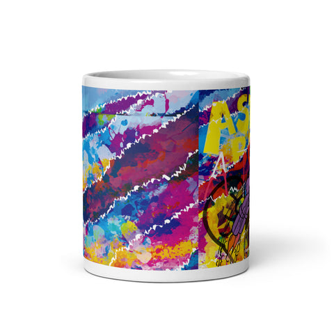 White glossy mug [ATM] STREET ATOM