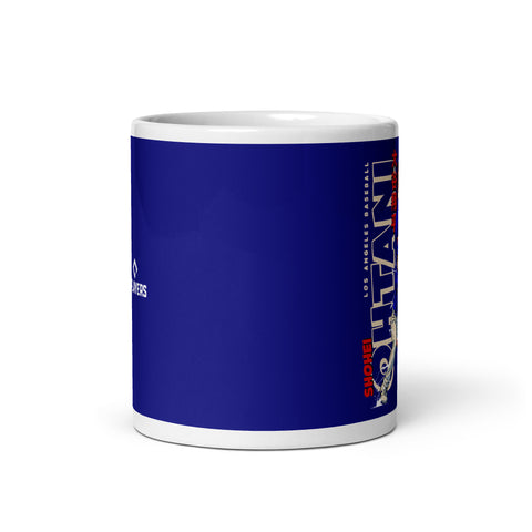 White glossy mug [500L] Shohei Ohtani Los Angeles D Anime