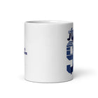 White glossy mug [500L] Aaron Judge Retro B