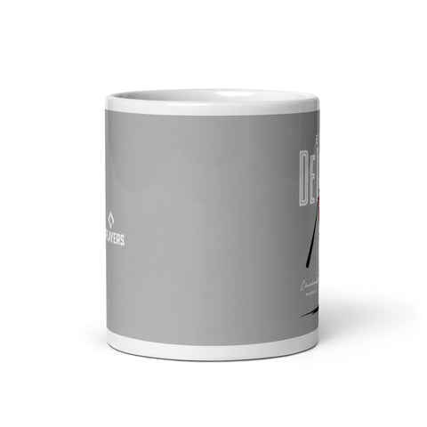 White glossy mug [500L] Elly De La Cruz Cincinnati Card