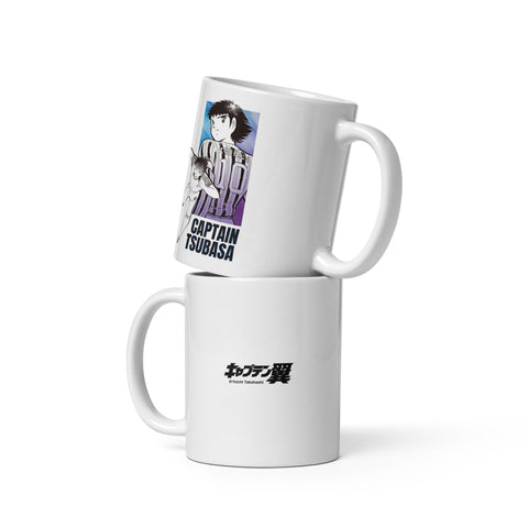 White glossy mug [CPT] TSUBASA Back