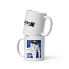 White glossy mug [CPT] TSUBASA Close up