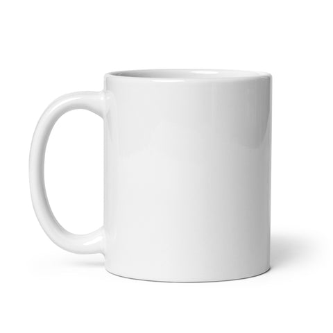 White glossy mug [ATM] GRAFFITI ATOM