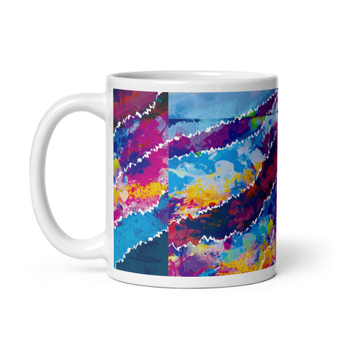 White glossy mug [ATM] STREET ATOM