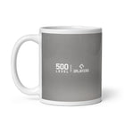White glossy mug [500L] Bobby Witt Jr. Kansas City Cartoon