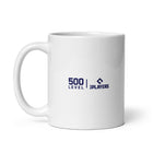 White glossy mug [500L] Aaron Judge Retro B